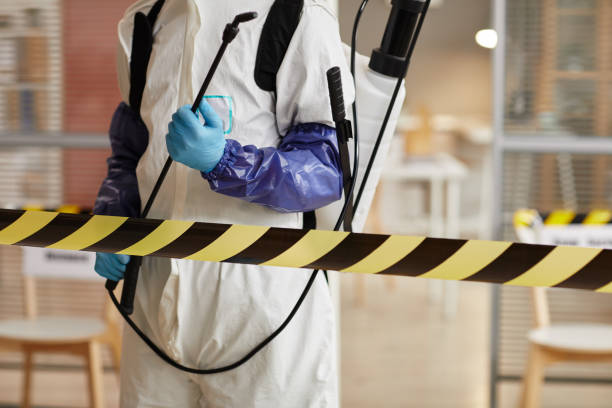 Professional Sewage Cleanup technician working in Summerfield, NC